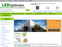 Tablet Screenshot of ledlightmake.com